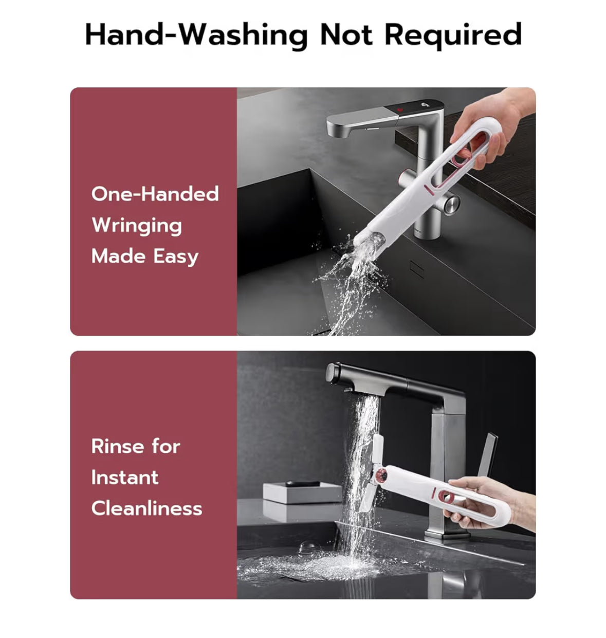 Self-Squeezing Mini Mop